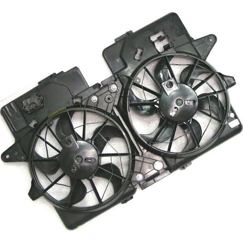 1 X Dual Radiator and Condenser Fan Assembly fits Ford Escape 2005 2006 2007 Replacement 5L8Z8C607GD in Saudi Arabia