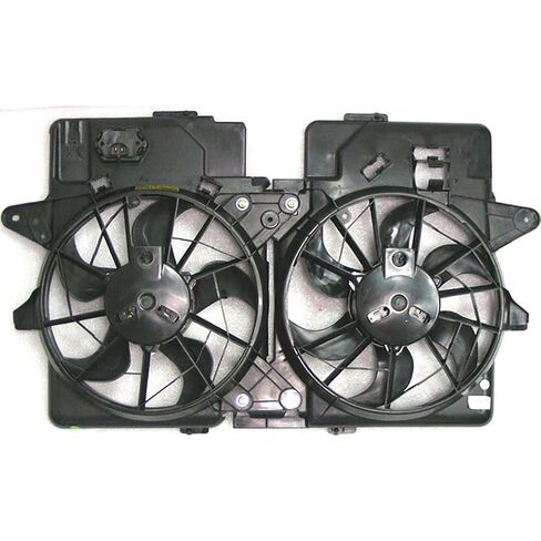 1 X Dual Radiator and Condenser Fan Assembly fits Ford Escape 2005 2006 2007 Replacement 5L8Z8C607GD in Saudi Arabia