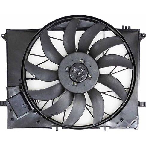 1 Piece Dual Radiator and Condenser Fan Assembly fits Mercedes-Benz CL55 CL600 CL65 S55 S600 S65 AMG 2001 2002 2003 2004 2005 2006 Replacement 2205000293 in Saudi Arabia