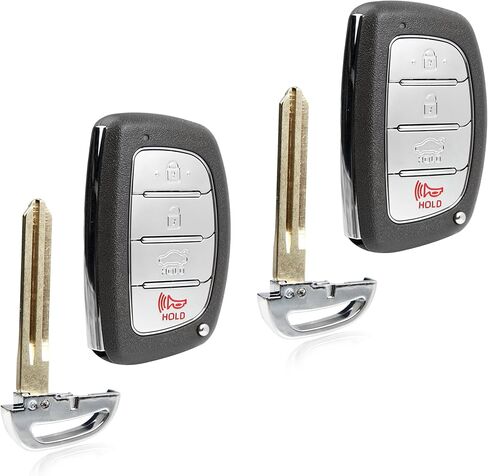 مفتاح التحكم عن بعد للدخول بدون مفتاح فوب 4 أزرار لسيارة Hyundai Elantra 2019 2020 (CQOFD00120, 95440-F2002) in Saudi Arabia