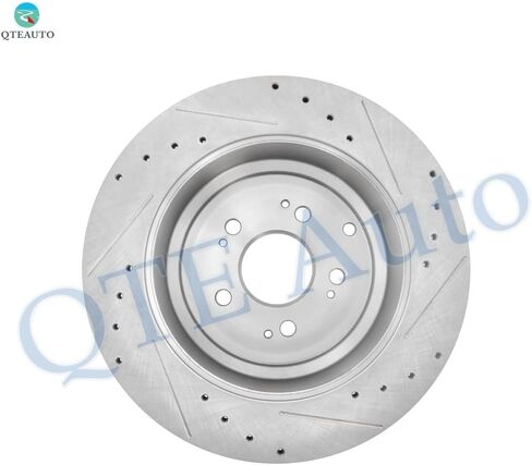 PM Auto Rear 333.5mm Drilled Slotted Disc Brake Rotors Replacement For 2009-2015 Honda Pilot, Automotive Replacement Brake Rotors in Saudi Arabia