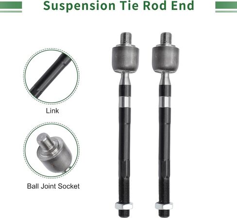 X AUTOHAUX 8pcs Front Suspension Kit Lower Control Arm Inner Outer Tie Rod End with Boots for Hyundai Elantra 2011-2013 No.K622232/EV800886/ES801074 in Saudi Arabia