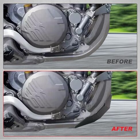 لوحة انزلاقية Xitomer مناسبة لـ 2024 KX250F دراجة نارية من الألومنيوم لوحة انزلاقية مناسبة لـ KX 250F 2021-2024 in Saudi Arabia