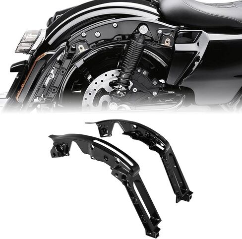 Gloss Black Fender Support Kit Fit For Harley Touring CVO Electra Glide Road Glide Street Glide Road King Ultra Limited 2014-2023 CVO Limited 2014-2020 in Saudi Arabia