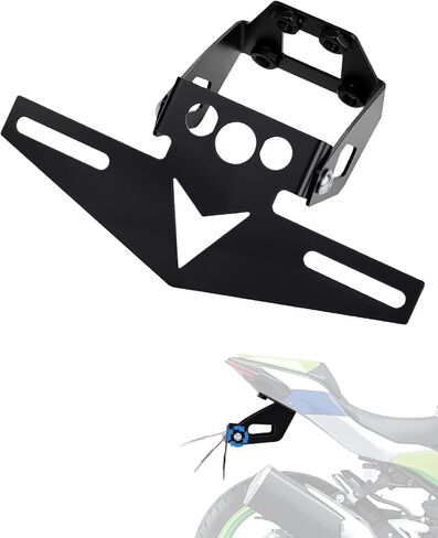 Fender Eliminator Kit for Ninja,Iron License Plate Frame Bracket Mount Holder Tail Tidy for Motorcycle Ninja 500 24-25/Ninja Z500 24/Ninja 400 Z400 18-23/Ninja 250 18-25 in Saudi Arabia