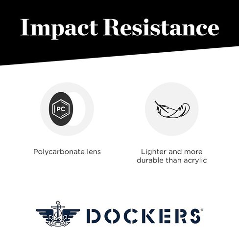 Dockers Men's Colton GEO Sunglasses, Olive, 47mm in Kuwait