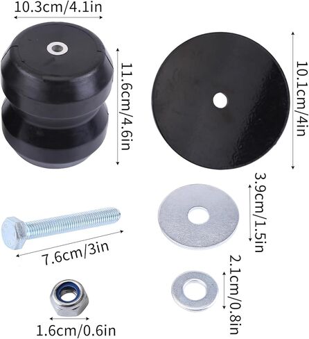 Suspension Enhancement System, GMRCK15S Rear Timbren Suspension Rubber Helper Spring Kit Compatible with Silverado1500 for G*MC for Sierra1500 1999-2020 in Saudi Arabia