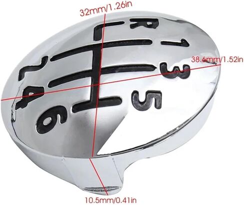5/6 Speed Car Gear Knob Cap Cover Shift Lever Head Cover For Renault for Megane II for Clio FOR Twingo For Scenic 1996-2011(WHITE) in Saudi Arabia