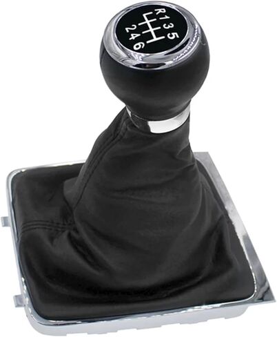 5/6 Speed Gear Shift Knob Lever Stick Gaiter Boot Cover Collar For Volkswagen For VW for Passat B6 2005-2011 Car Styling Accessories(6 Speed) in Saudi Arabia