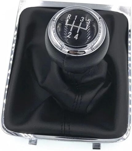 5/6 Speed Gear Shift Knob Lever Stick Gaiter Boot Cover Collar For Volkswagen For VW for Passat B6 2005-2011 Car Styling Accessories(6 Speed) in Saudi Arabia