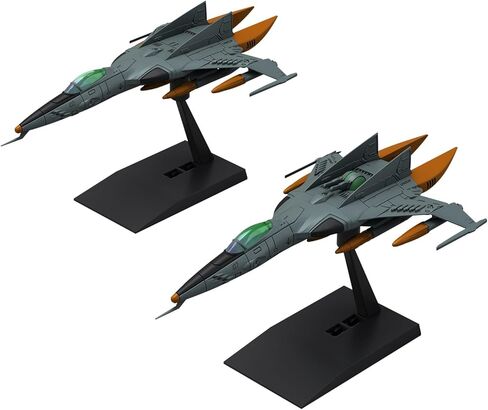 MECHA COLLECTION DX SPACE BATTLESHIP YAMATO 3199 النوع 1 SPACE FIGHTER ATTACK CRAFT COSMO TIGER II (مقعد واحد/مقعد واحد) (مجموعتان من الأجهزة) in Saudi Arabia