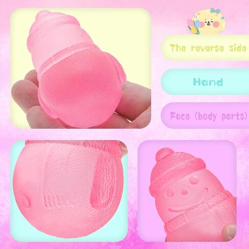 Christmas Snowman Squishy Fidget Toy, Slow Rebound Fun Stress Relief Squeeze Toy, Tactile Anxiety Relief Desk Fidget for Adults, Festive with Quirky Charm, Stocking Stuffer Gift in Saudi Arabia