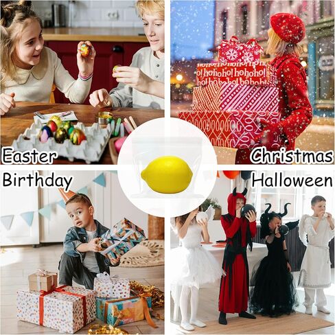 ألعاب ZTATU Fruit Taba Squishy Fidget للأطفال - كرات ضغط ليمون واقعية للبالغين والأطفال كرة إسفنجية حسية ناعمة إلى حد ما - لعبة تخفيف التوتر للمكتب - عيد الميلاد، عيد الميلاد، هدايا حفلات عيد الفصح in Kuwait