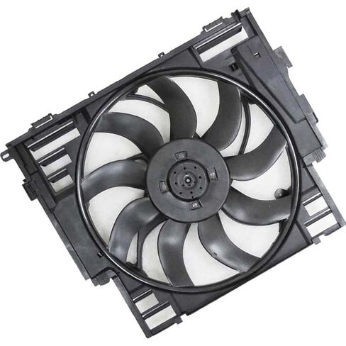 1 X Dual Radiator and Condenser Fan Assembly fits BMW 528i xDrive 2012 2013 2014 2015 Replacement 17418617103, 17418619143, 17417618787 in Saudi Arabia