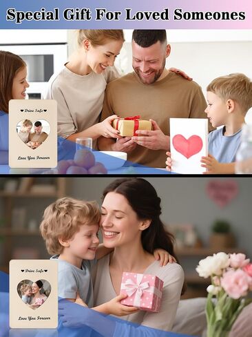 حامل صور السيارة YM E-Bright، عبوة واحدة من مشبك صور قناع السيارة مع غطاء واقٍ من الأكريليك واقٍ من الشمس وحامل صور وإكسسوارات قناع السيارة هدية للعائلة والأصدقاء والأزواج - قلب in Kuwait