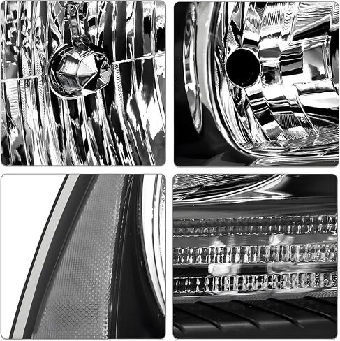 مجموعة المصابيح الأمامية طراز OE تناسب 2011 2012 2013 2014 دودج تشارجر R/T SE SRT8 SXT Plus Persuit Sedan استبدال المصابيح الأمامية السوداء الإسكان العنبر العاكس للسائق وجانب الركاب in Saudi Arabia