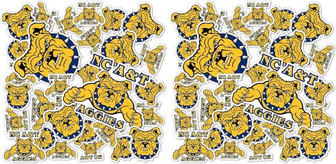 Desert Cactus North Carolina A&T State University Aggies Stickers Vinyl Decals Laptop Water Bottle Car Scrapbook T1 (Type 1-1) in Kuwait