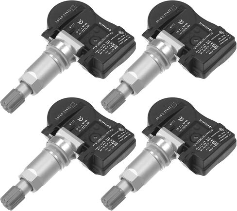 X AUTOHAUX 4 قطعة 52933-D9100 نظام مراقبة ضغط الإطارات الاستشعار مستشعر تساوي ضغط الإطارات 433 ميجا هرتز لكيا كادينزا 3.3L 2017-2020 لكيا سبورتاج 2.0L 2.4L 2017-2022 in Saudi Arabia