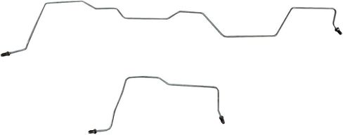 Inline Tube Compatible with 1995-04 Toyota Tacoma 4wd Non TRD Rear Axle Brake Lines OE Steel 2pc in Saudi Arabia