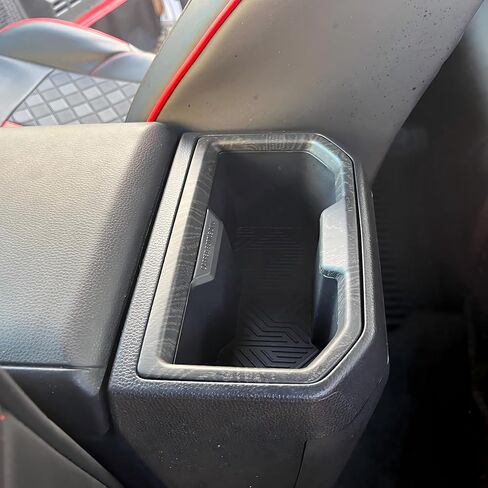 Window Switch Panel Cover for Toyota Tacoma 2024 2025 2026 Interior Accessories Center Console ABS Door Handle Decor Trim (Black Wood, Window Switch Panel Cover) in Kuwait