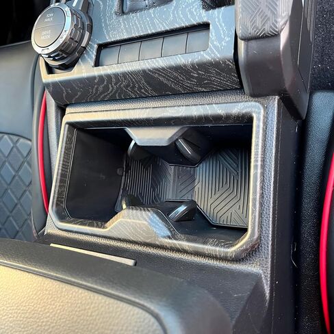 Window Switch Panel Cover for Toyota Tacoma 2024 2025 2026 Interior Accessories Center Console ABS Door Handle Decor Trim (Black Wood, Window Switch Panel Cover) in Kuwait