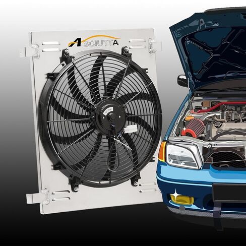 Aluminum Shroud Fan Relay Fits for 1932 Ford Model BB 3.3L 3278CC 200Cu. in. l4 Gas L-Head Naturally Aspirated with 16" Fan in Saudi Arabia