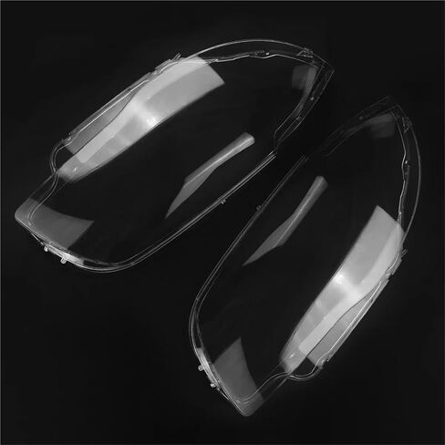 Pair Front Headlight Lens Cover Compatible For BMW 1 Series E81 E82 E87 E88 2003-2011 Clear Car Headlamp Shell Transparent Lampshade in Saudi Arabia