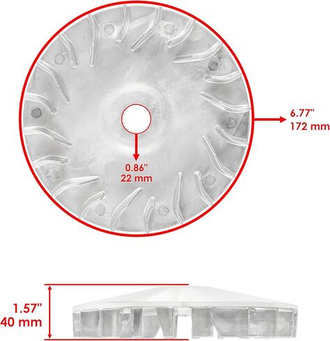 Caltric Clutch Primary Fixed Sheave Compatible with Yamaha Grizzly 450 Eps 4X4 Yfm450 Yfm 450 2011-2014 in Saudi Arabia