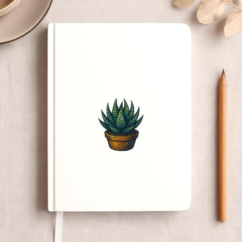 (3 Pack) Post-Impressionist Gogh Style Haworthia Succulent Sticker (2.75" x 3.25") in Saudi Arabia