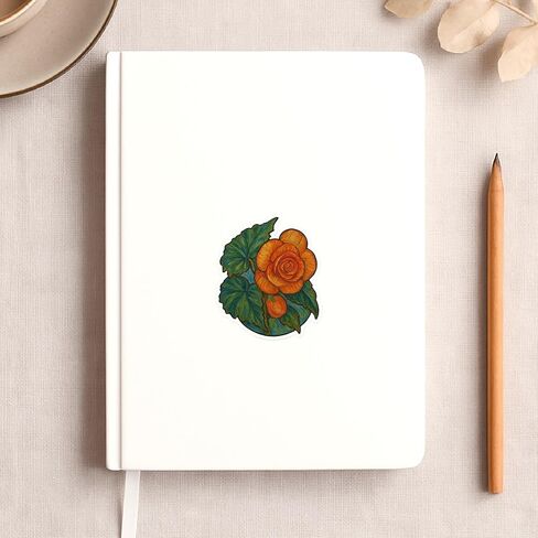 (3 Pack) Begonia Post-Impressionist Gogh Style Sticker (2.5" x 3") in Saudi Arabia