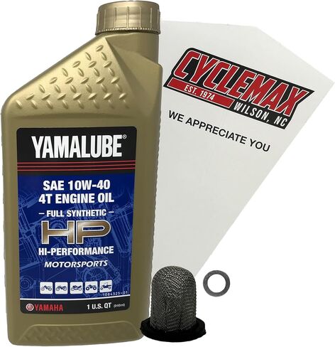 Full Synthetic Oil Change Kit compatible with 2017-2025 Yamaha YFZ 50 in Saudi Arabia