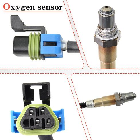 4pcs 250-24649 Oxygen Sensor Upstream Downstream 234-4815 234-4816 Es20012, 213-1695 Compatible with Buick Allure 3.0l Lacrosse 3.6l 2010-2016 Cadillac SRX Chevrolet Equinox Traverse Gmc in Saudi Arabia