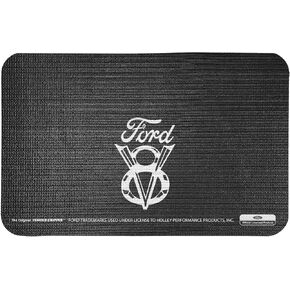 غطاء الحاجز القابض مع شعار Ford V8 | مرخصة رسميًا من شركة فورد للسيارات | يونيفرسال فيت | الحجم القياسي 22 بوصة × 34 بوصة | FG2135 in Kuwait