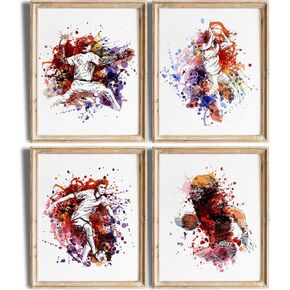 Boys Trucks Construction Wall Décor (Set of 6) Art Print - 8x10 (Unframed) | Room Décor for Little Builders and Truck Enthusiasts | Living Room Décor for Boys | Inspire Imagination and Adventure in Kuwait