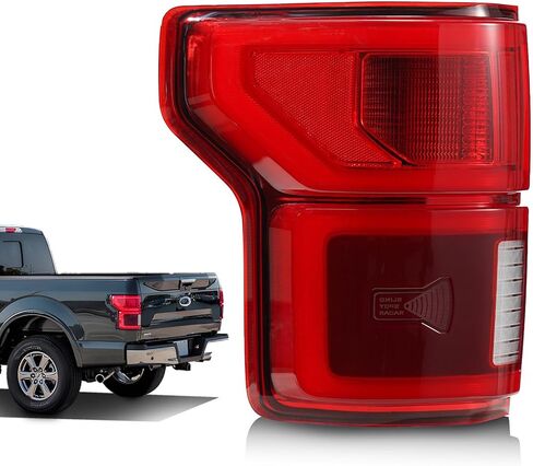 مصابيح خلفية LED متوافقة مع Ford F150 2018-2020 مع أضواء الفرامل الخلفية للبقع العمياء تحل محل OEM KL3Z13404B، JL3Z13404C، JL3Z13404F، KL3Z13404A (الوحدة غير متضمنة) الجانب الأيمن in Saudi Arabia