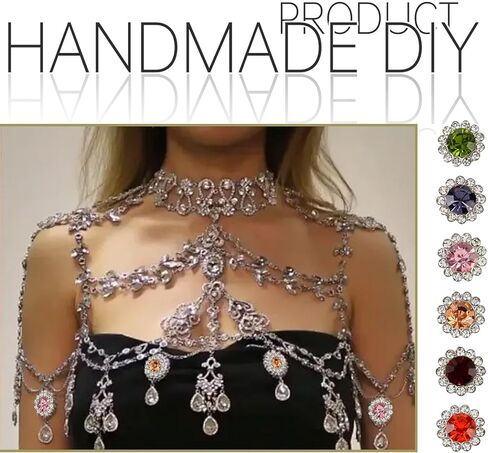 100 Piece 12mm Rhinestones for Clothing Shoes Earring Belt Craft Accessories - Glass Metal Base Sewing Flowers Claws in Saudi Arabia