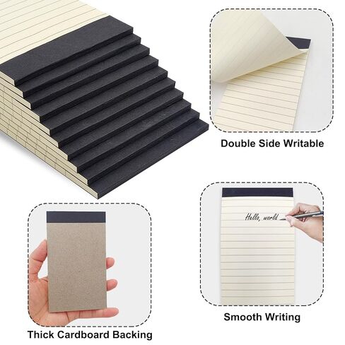10 أجهزة كمبيوتر من itechpanda دفاتر ملاحظات Mnini مقاس 3 × 5 بوصات دفاتر ملاحظات صغيرة مبطنة بالجيب وسادات مذكرة للرسم البياني وسادات للخدش وسادات كتابة صغيرة للواجبات المنزلية في الفصول المدرسية in Saudi Arabia