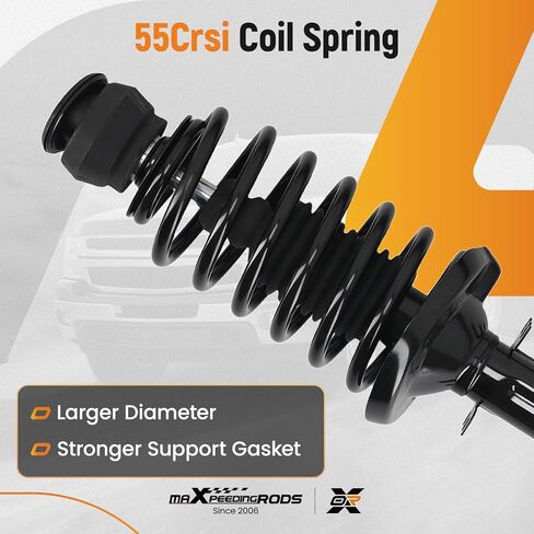 maXpeedingrods Front Strut & Rear Shock for VW Beetle Golf Jetta 1998-2006 Golf Jetta City 2007-2009, Suspension Complete Shock Absorber Strut w/Coil Spring 171525 171525 SR4052 5984 in Saudi Arabia