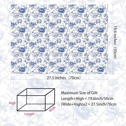 JAYTEM Kraft Birthday Wrapping Paper, 6 Sheets Gift Wrapping Paper-27.5 X 19.6 Inches Per Sheet, Classic Black Lettering Design Pattern For Men, Women, Boys in Saudi Arabia
