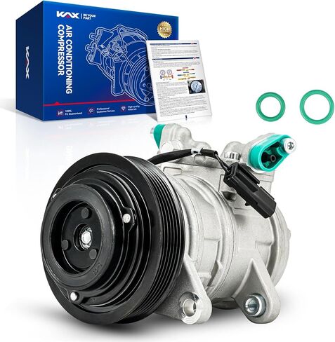 KAX Air Conditioner AC Compressor with Clutch, 98332 replacement for Ford Explorer 2011 2012 2013 2014 2015, Police Interceptor Utility 2013-2015 3.7L in Saudi Arabia