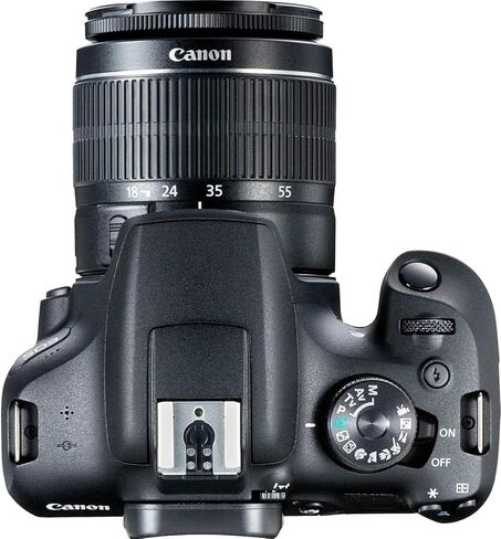 كاميرا Canon EOS 2000D (Rebel T7) الرقمية ذات العدسة الأحادية العاكسة + مجموعة III مقاس 18-55 مم (متجددة) in Saudi Arabia