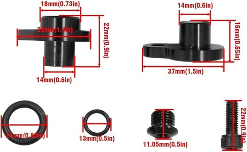 Plug Kit K20 K24 Engines Oil Cooler Coolant Blanking Plug Kit Feed & Return for Honda in Saudi Arabia