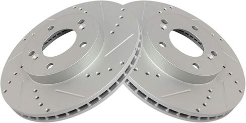 مجموعة دوارات الفرامل الأمامية والخلفية TRQ المطلية بـ G متوافقة مع هوندا CR-V 1997-2001 in Saudi Arabia