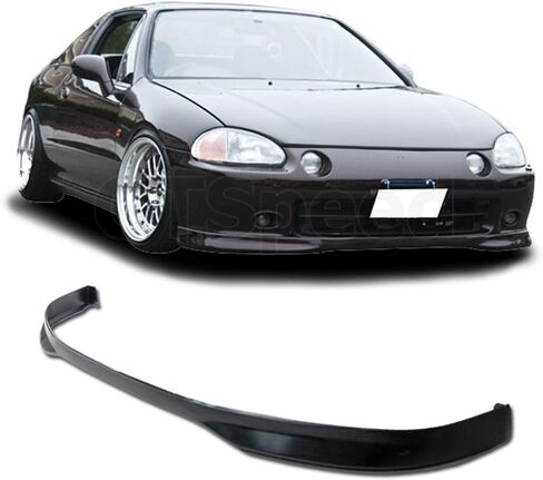 GT-Speed ​​- حافة ممتصة للصدمات الأمامية من البولي يوريثان من النوع R - متوافقة مع Honda Del Sol 1993-1995 (يلزم طراز 96-97 لتقليم الجوانب قليلًا لتناسب) in Saudi Arabia