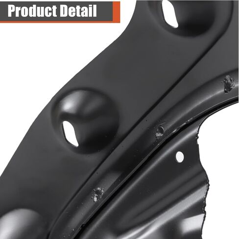 labwork 3 Pieces Black Paintable Steel Front Bumper with Fog Light Hole without Park Sensor Hole Replacement for Sierra 1500 2016-2018 23381975 in Saudi Arabia