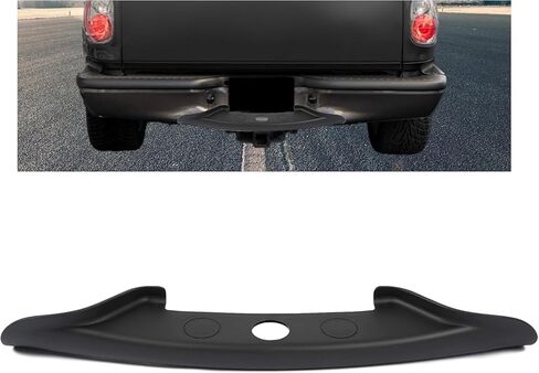 KUAFU Rear Bumper Center Step Pad Compatible with 1997-2004 Ford F150 F250 Light Duty Heritage Styleside Regular Cab/Super Cab Bumper Face Bar Molding Trim Plastic(PP) Black in Saudi Arabia