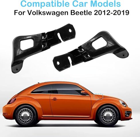 TTCR-II Compatible with 2012-2019 Volkswagen Beetle Front Bumper Bracket Left and Right Side, 2 PCs for 2012-2019 VW Beetle Front Bumper Cover Holder Mounting Bracket 5C5807773 5C5807774 in Saudi Arabia