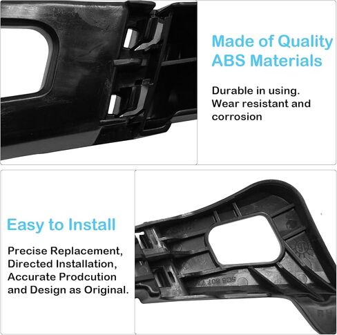 TTCR-II Compatible with 2012-2019 Volkswagen Beetle Front Bumper Bracket Left and Right Side, 2 PCs for 2012-2019 VW Beetle Front Bumper Cover Holder Mounting Bracket 5C5807773 5C5807774 in Saudi Arabia