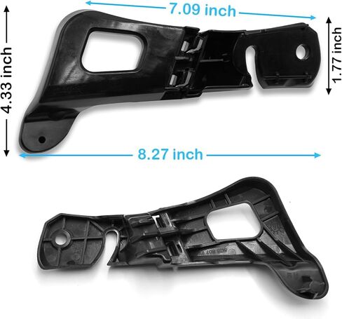TTCR-II Compatible with 2012-2019 Volkswagen Beetle Front Bumper Bracket Left and Right Side, 2 PCs for 2012-2019 VW Beetle Front Bumper Cover Holder Mounting Bracket 5C5807773 5C5807774 in Saudi Arabia