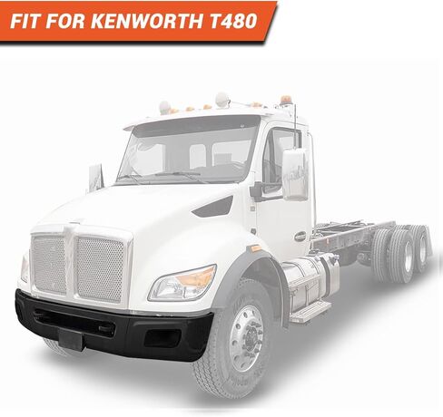 Black Bumper Fits Kenworth T480 Front Bumper No Fog Lamp Holes OE Replacement T480 Semi Trucks (no fog lamp hole) in Saudi Arabia